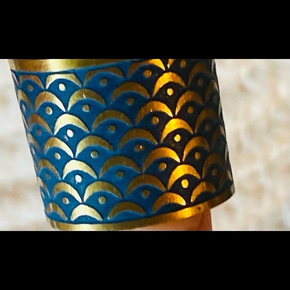 Beautiful Brass Ring from India - Picture 2 of 5